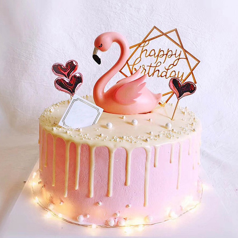 Flamingo Cake Topper Cake Decor