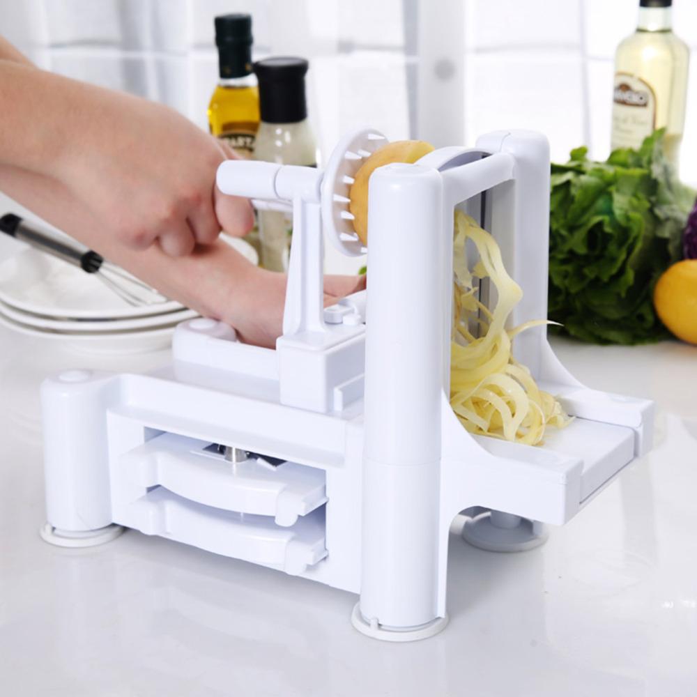 3 in 1 Tri-Blade Vegetable Slicer & Spiralizer