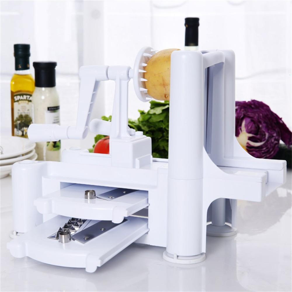 3 in 1 Tri-Blade Vegetable Slicer & Spiralizer