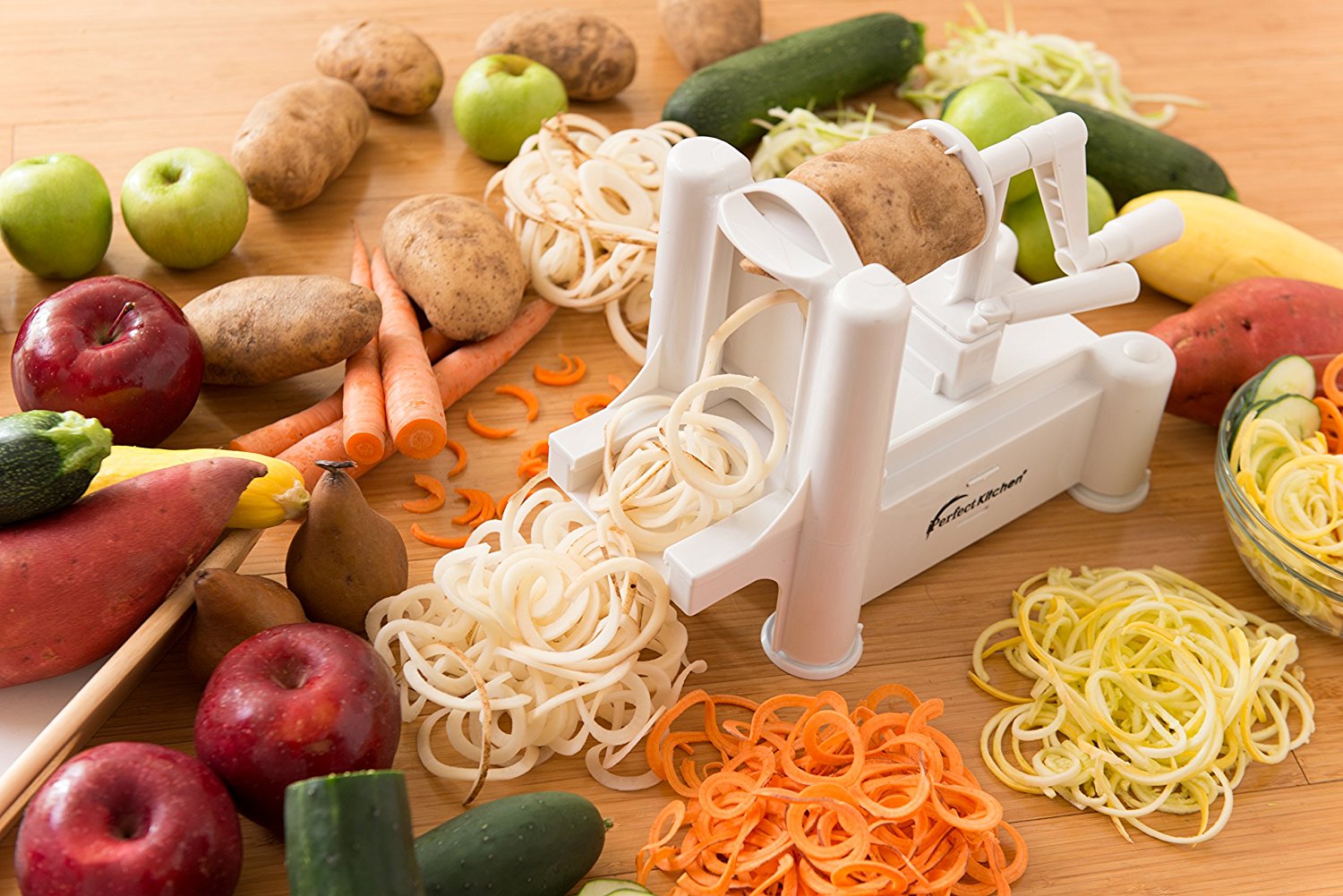 3 in 1 Tri-Blade Vegetable Slicer & Spiralizer