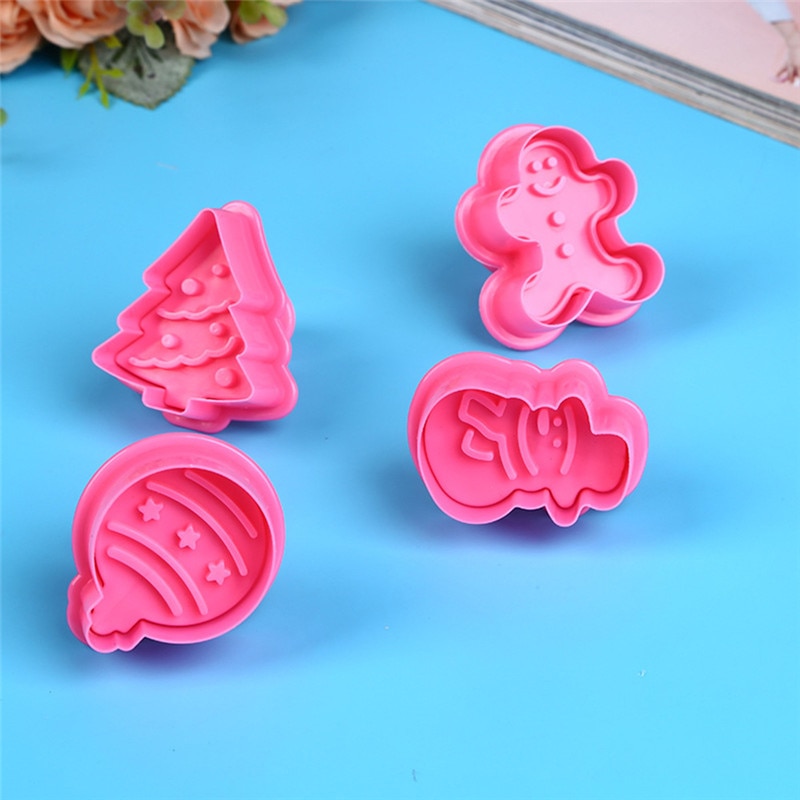 Christmas Cookie Cutter Baking 4Pcs Set