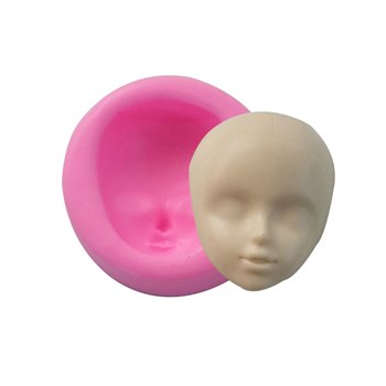 Baby Head Shape Silicone Mold