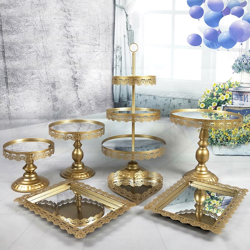 Wedding Cake Stand 7PC Set