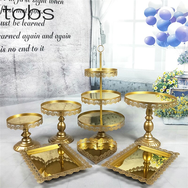 Wedding Cake Stand 7PC Set