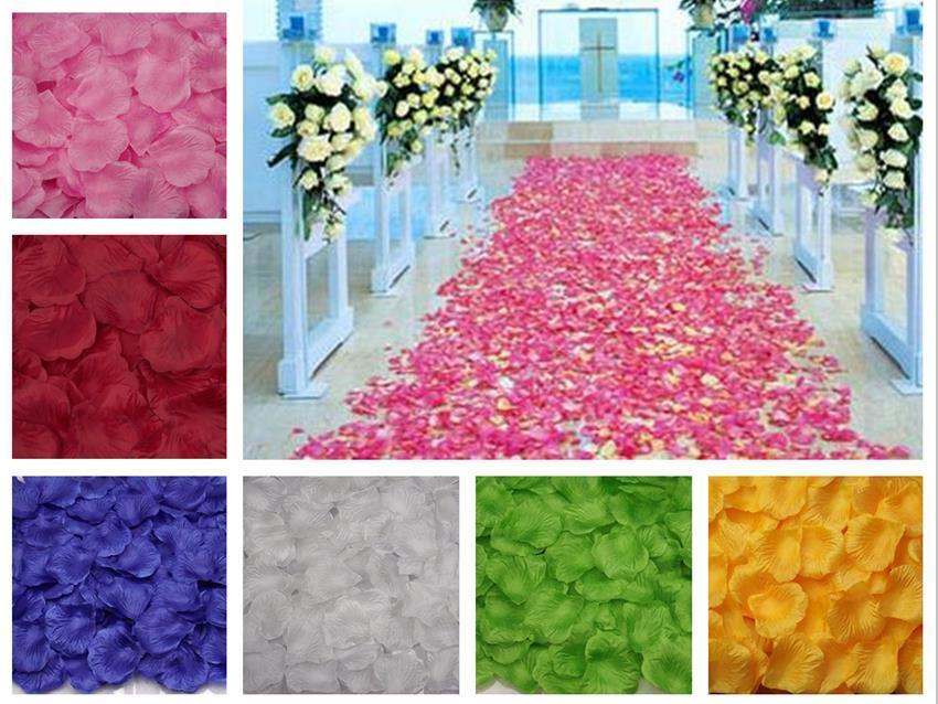 1000pcs Fake Rose Petals Artificial Flowers