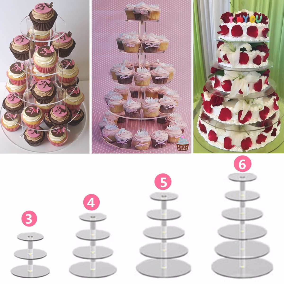 Tiered Cake Stand Cupcake Holder