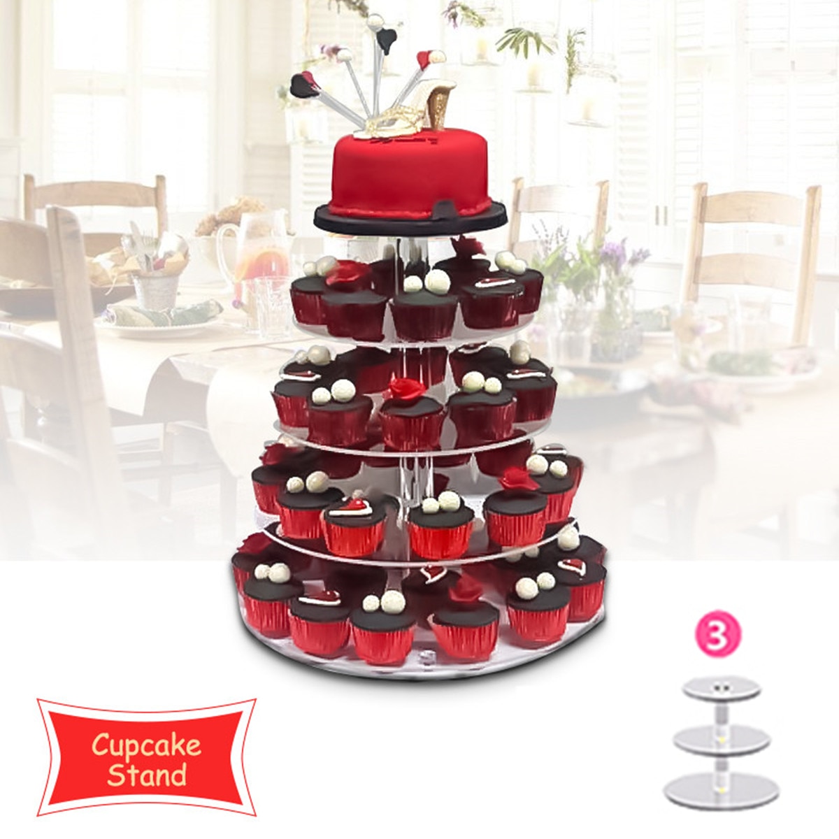 Tiered Cake Stand Cupcake Holder