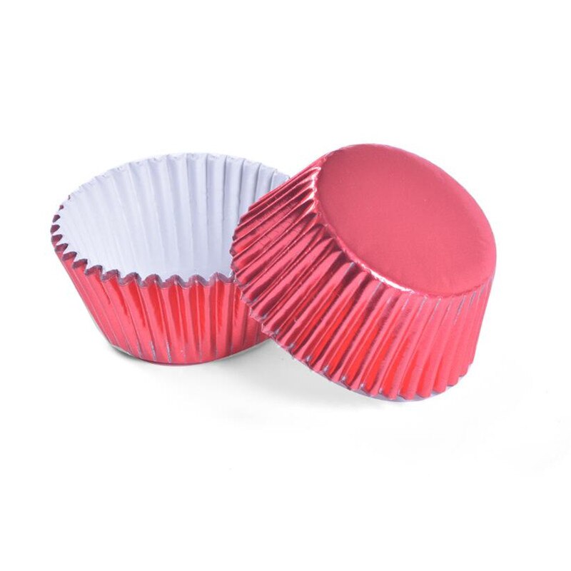 Foil Cupcake Liners Pack (100 Pcs)