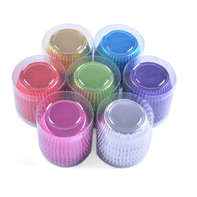 Foil Cupcake Liners Pack (100 Pcs)