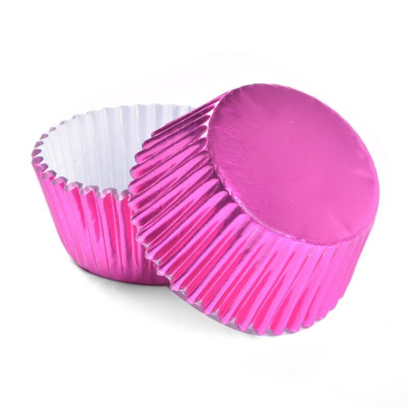 Foil Cupcake Liners Pack (100 Pcs)