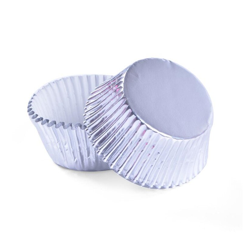 Foil Cupcake Liners Pack (100 Pcs)