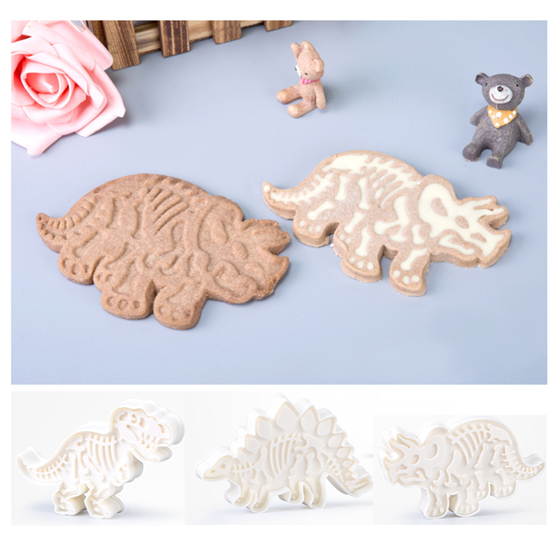 Dinosaur Cookie Cutters Embossing Molds