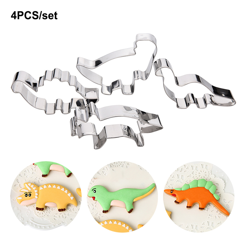 Dinosaur Cookie Cutters Embossing Molds