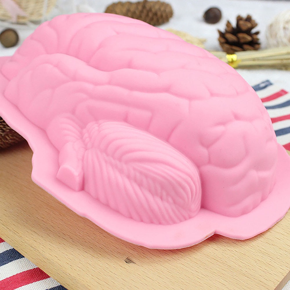 3D Silicone Brain Cake Mold