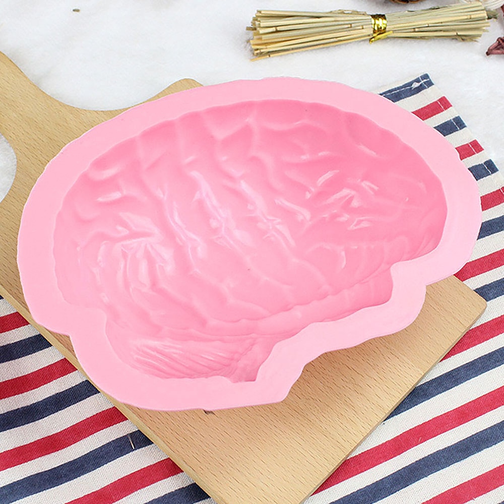 3D Silicone Brain Cake Mold