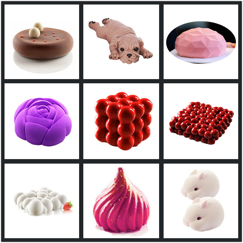 Silicone Moulds 3D Cake Shapers