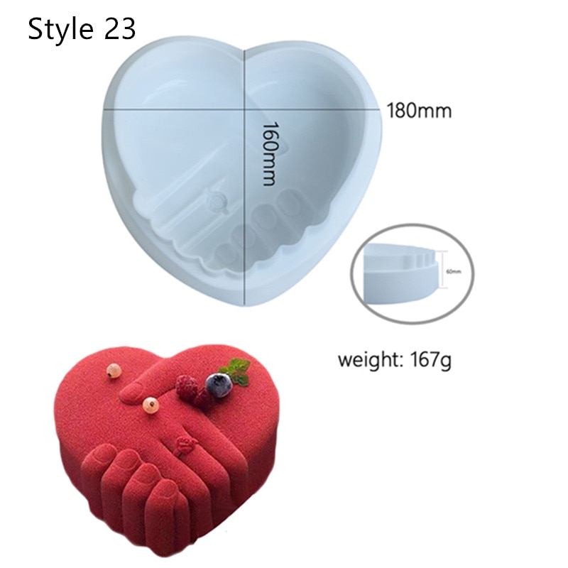 Silicone Moulds 3D Cake Shapers