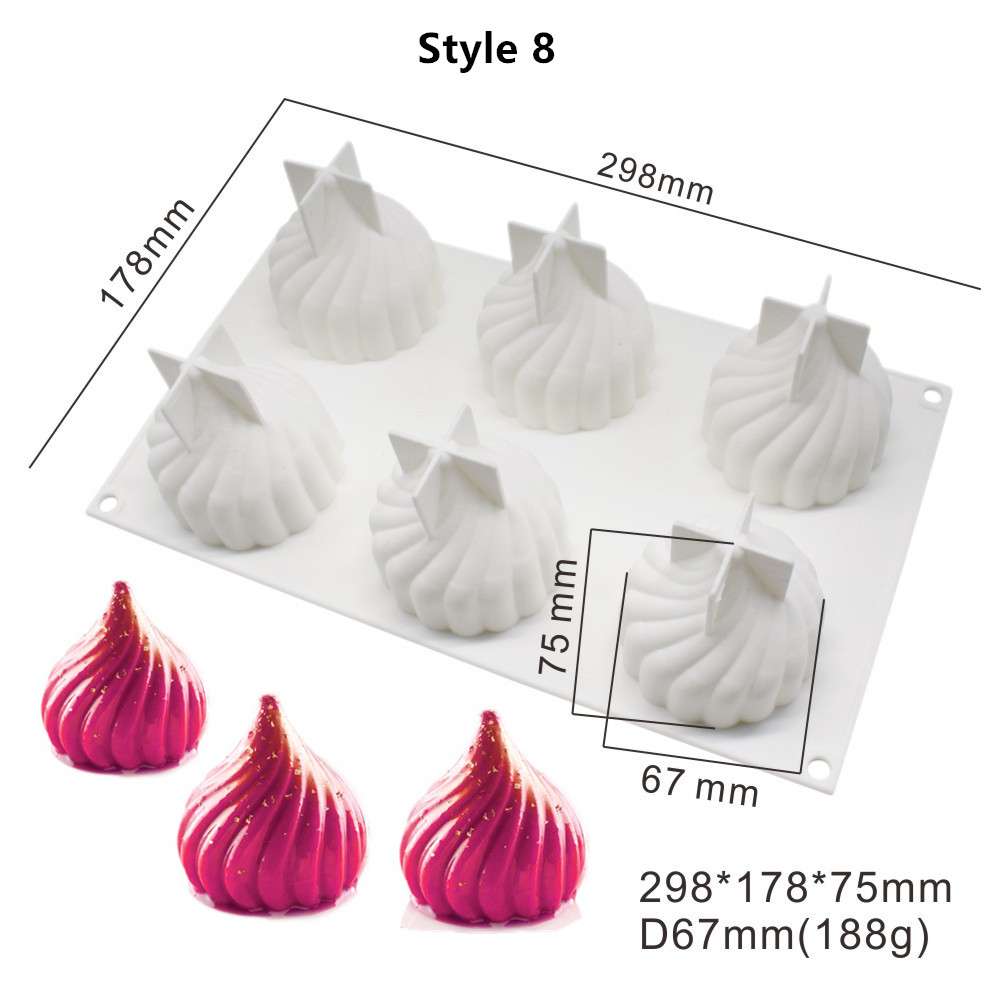 Silicone Moulds 3D Cake Shapers