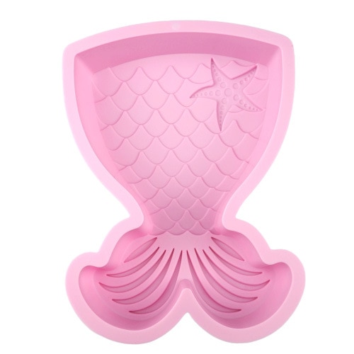 Fish Tail Chocolate Silicone Mold Mermaid Fondant Cake Molds Ice Cube Candy Pastry Mould Biscuits Baking Decoration Tools K981