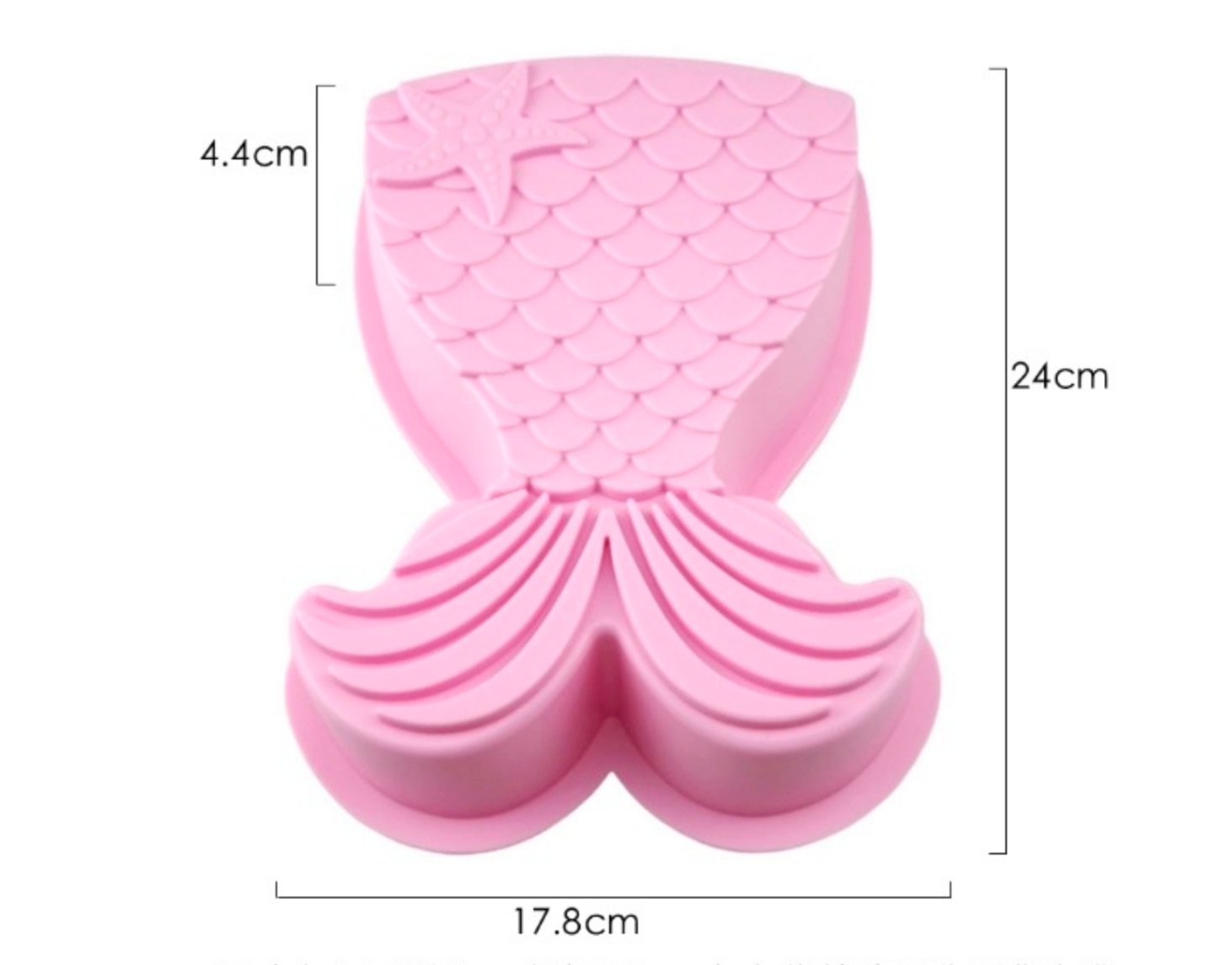 Fish Tail Chocolate Silicone Mold Mermaid Fondant Cake Molds Ice Cube Candy Pastry Mould Biscuits Baking Decoration Tools K981