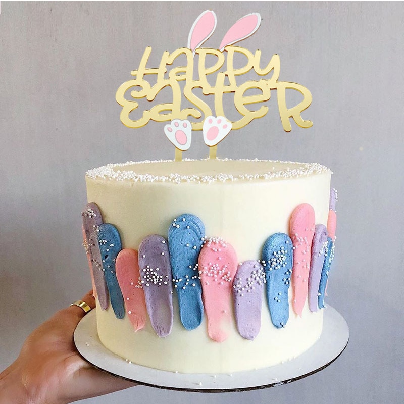 Acrylic Easter Cake Topper