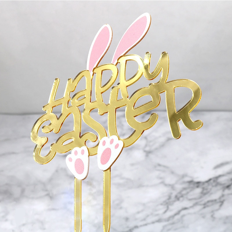 Acrylic Easter Cake Topper