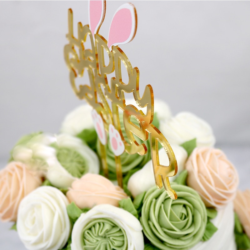 Acrylic Easter Cake Topper