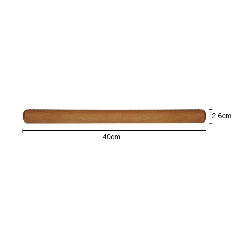 3D Rolling Pin Wooden Body and Handle