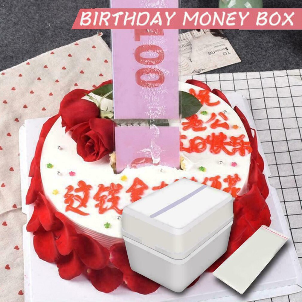 Cake ATM NEW Surprise Making Toy Cake ATM-Happy Birthday Cake Topper Money Box Funny Cake Kids Gifts Money Box Organ Artifact