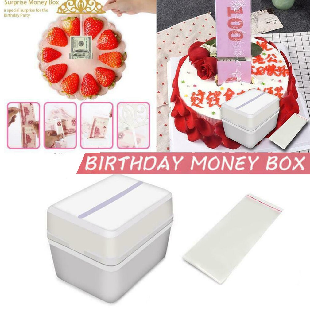 Cake ATM NEW Surprise Making Toy Cake ATM-Happy Birthday Cake Topper Money Box Funny Cake Kids Gifts Money Box Organ Artifact