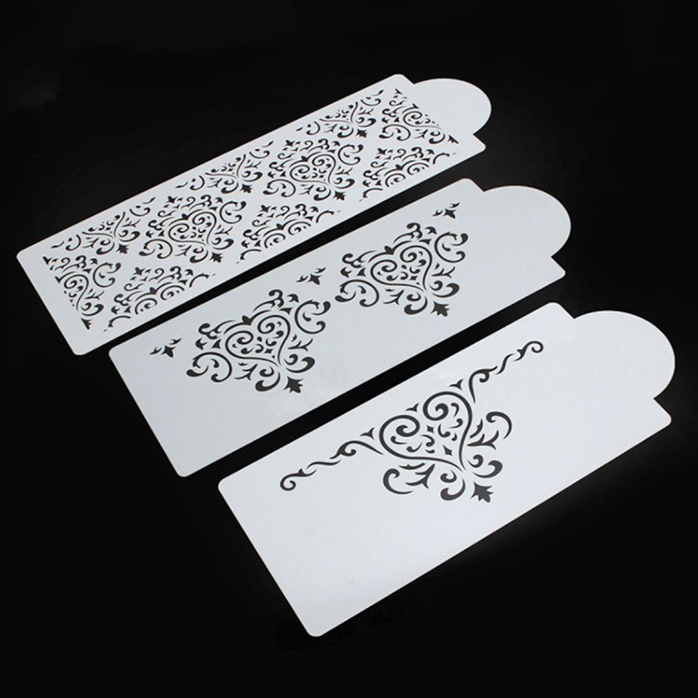 Reusable Fondant Stencils (3 pcs)