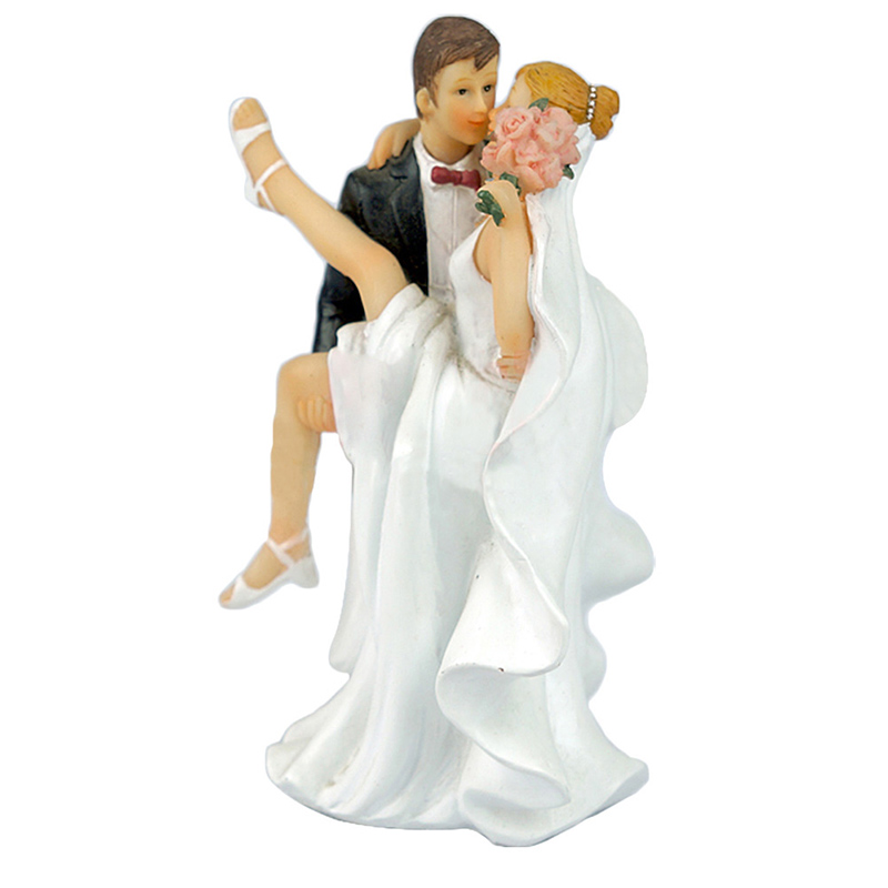 Wedding Cake Toppers-Bride & Groom Figurine