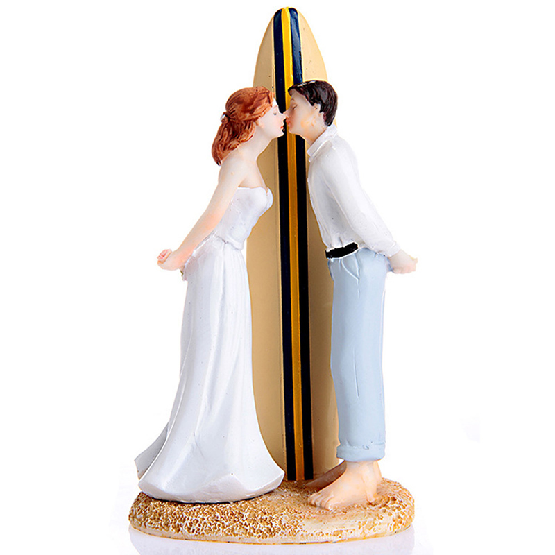 Wedding Cake Toppers-Bride & Groom Figurine