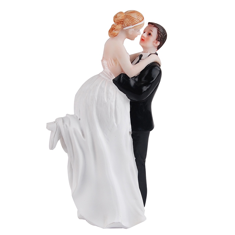 Wedding Cake Toppers-Bride & Groom Figurine