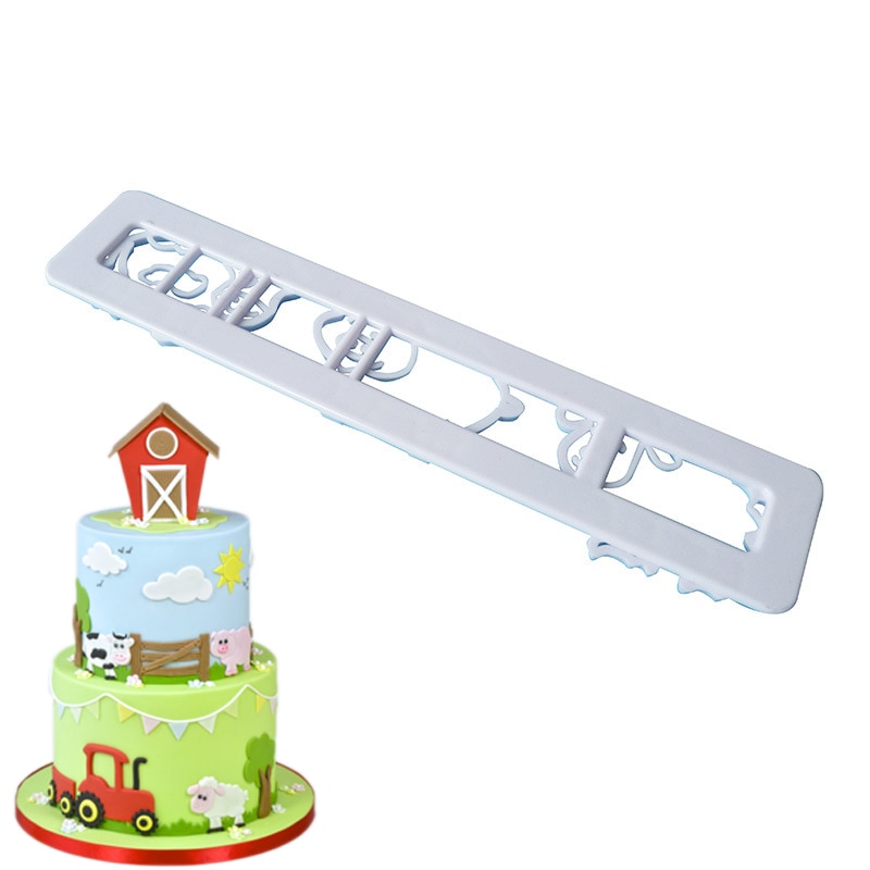 3 in 1 Farm Animal Cookie Cutter