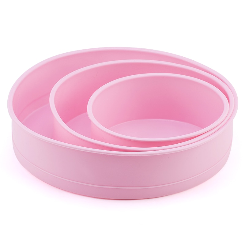 Round Silicone Cake Mold 4 6 8 10 Inch Silicone Mould Baking Forms Silicone Baking Pan For Pastry Cake