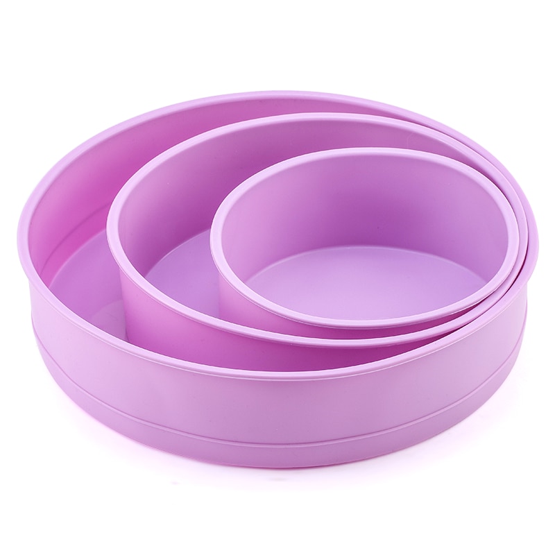 Round Silicone Cake Mold 4 6 8 10 Inch Silicone Mould Baking Forms Silicone Baking Pan For Pastry Cake