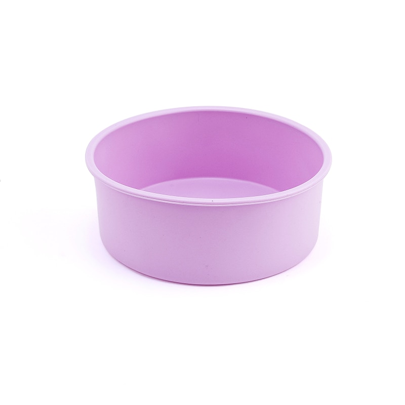 Silicone Round Cake Pan Baking Mold Purple