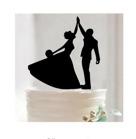 Acrylic Wedding Cake Topper