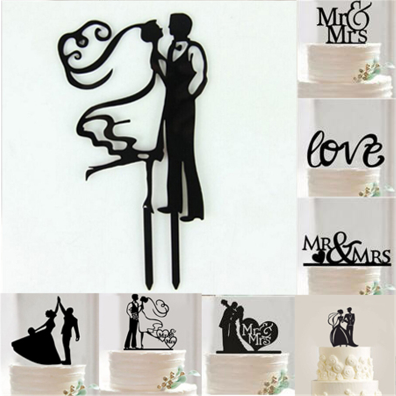 Acrylic Wedding Cake Topper