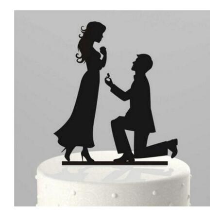 Acrylic Wedding Cake Topper