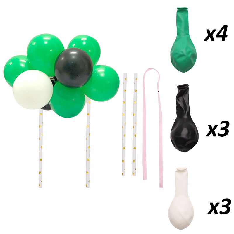 Mini Balloon Cake Topper 10 Balloons Set