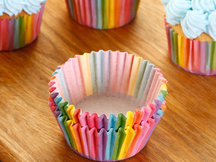 Rainbow Cupcake Paper Liner (Set of 100)