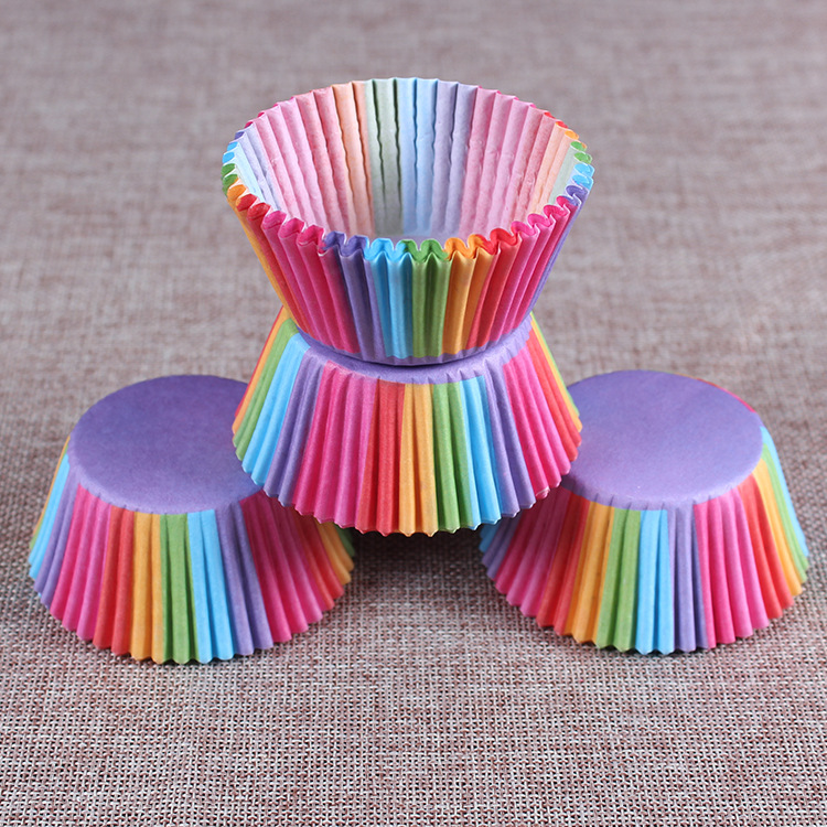 Rainbow Cupcake Paper Liner (Set of 100)