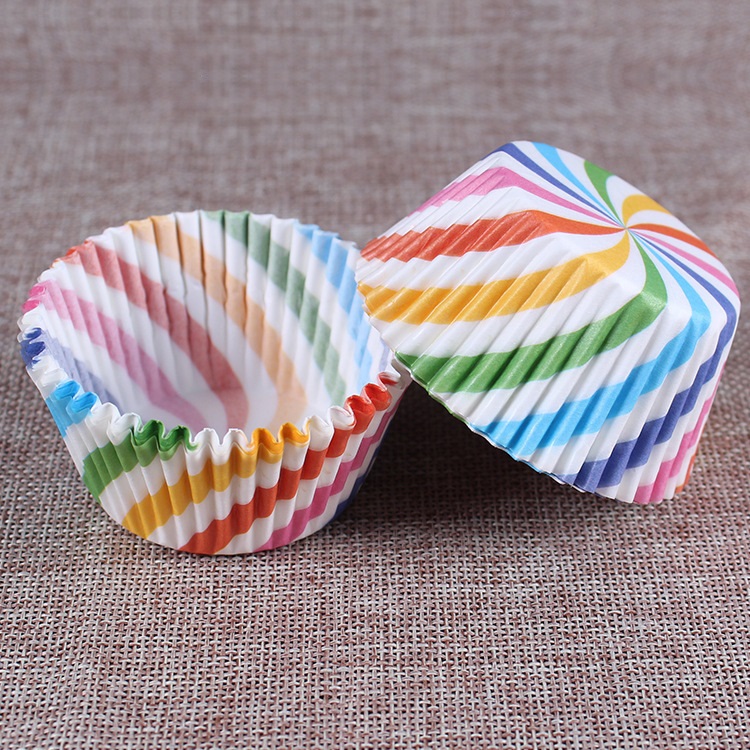 Rainbow Cupcake Paper Liner (Set of 100)