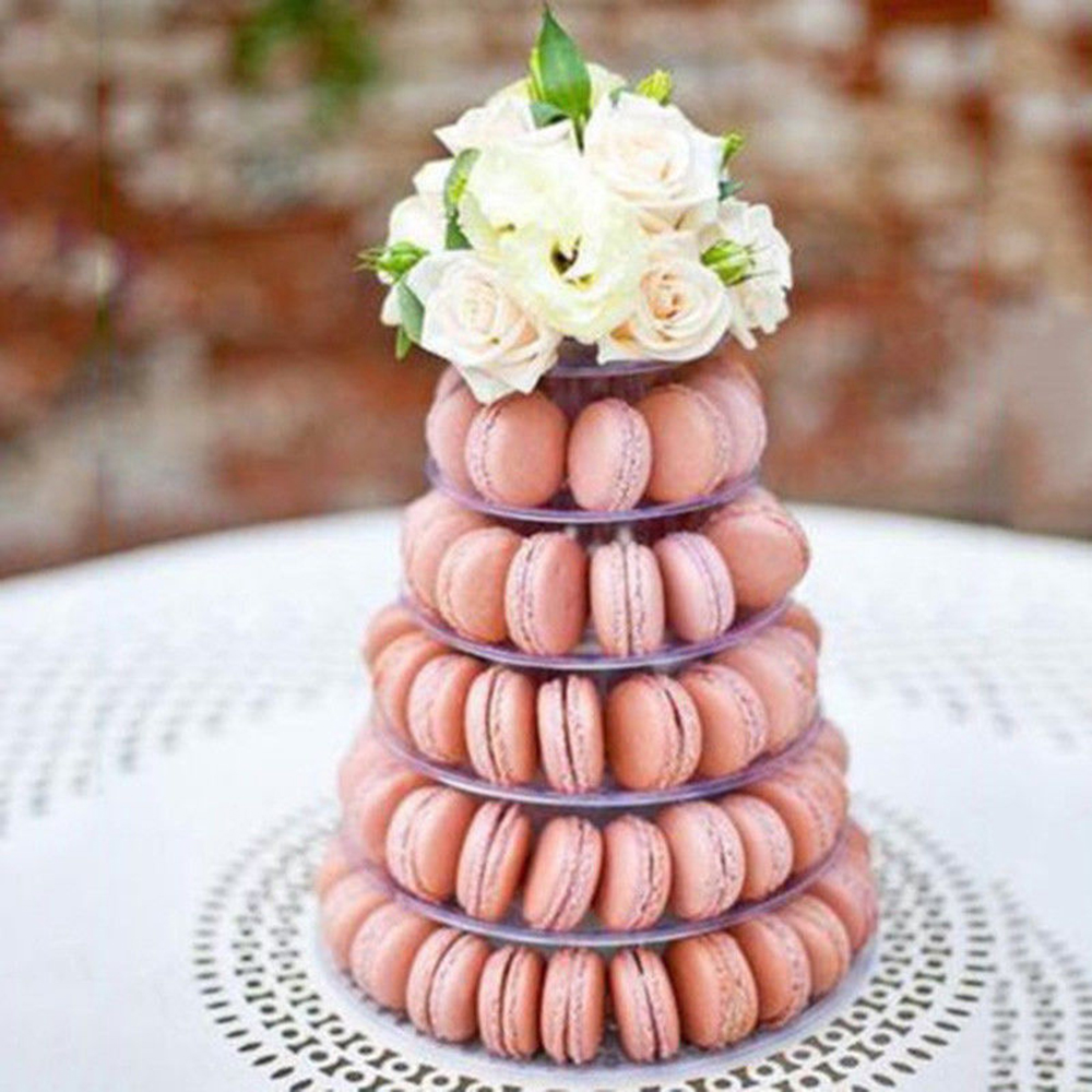 Macaron Stand 6-Tier Plastic Rack