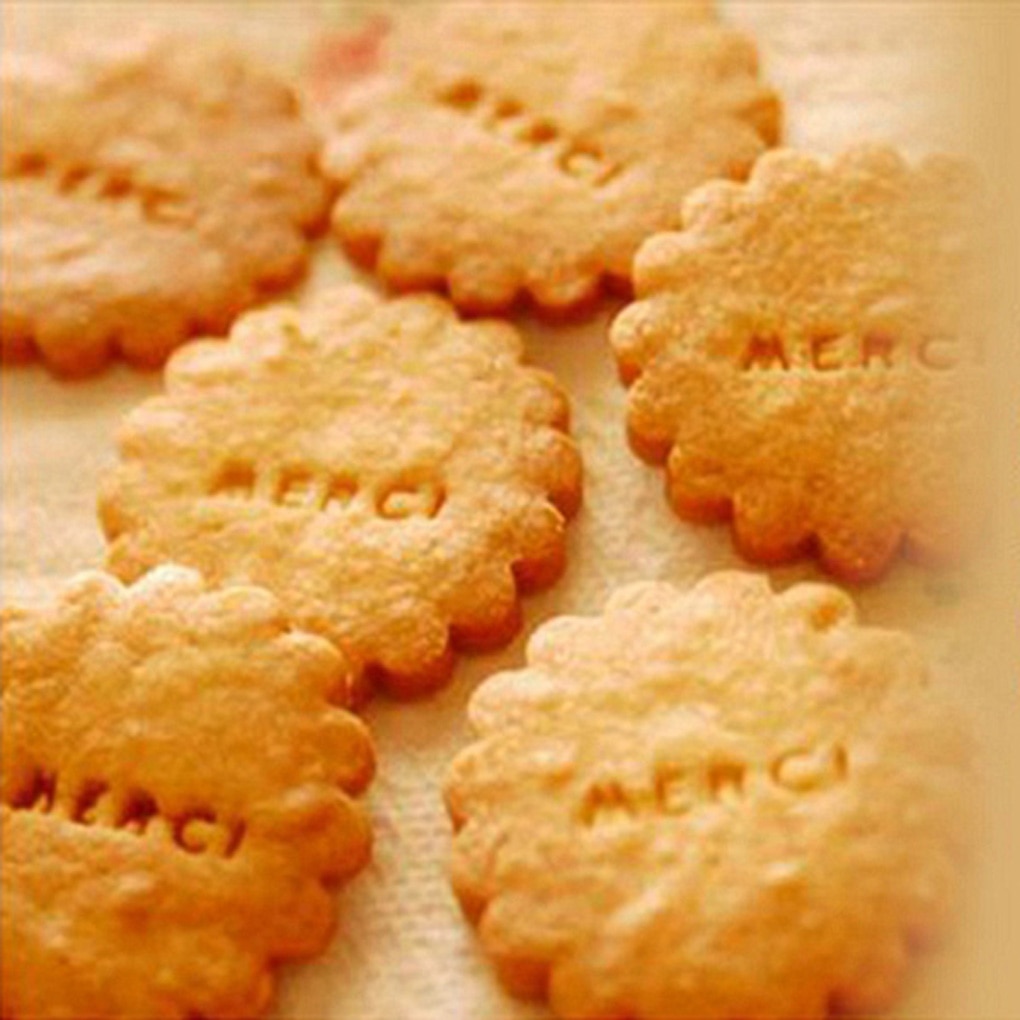 Biscuits Baking Printing Alphabet Mold Table Cookies Word Baking Mold Cake Curling Embossing Mold