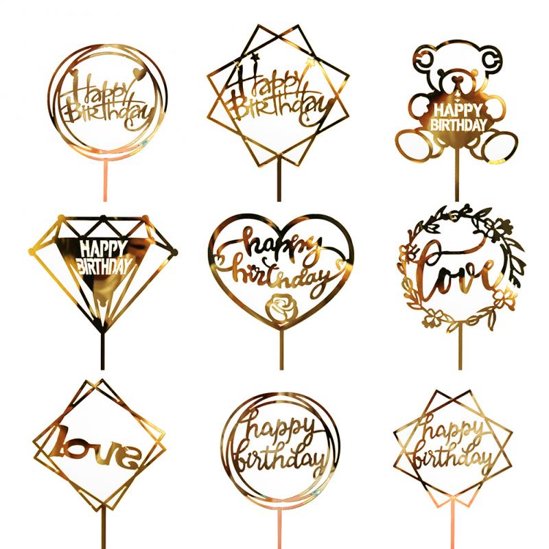 Cake Pick Acrylic Cake Topper