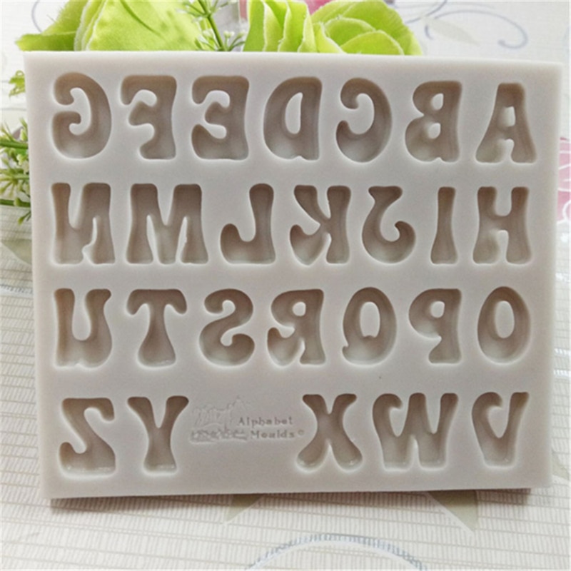 Fondant Letter Mold Silicone Baking Tool