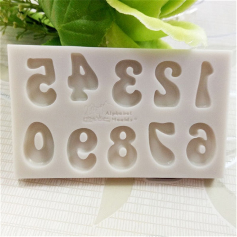 Fondant Letter Mold Silicone Baking Tool